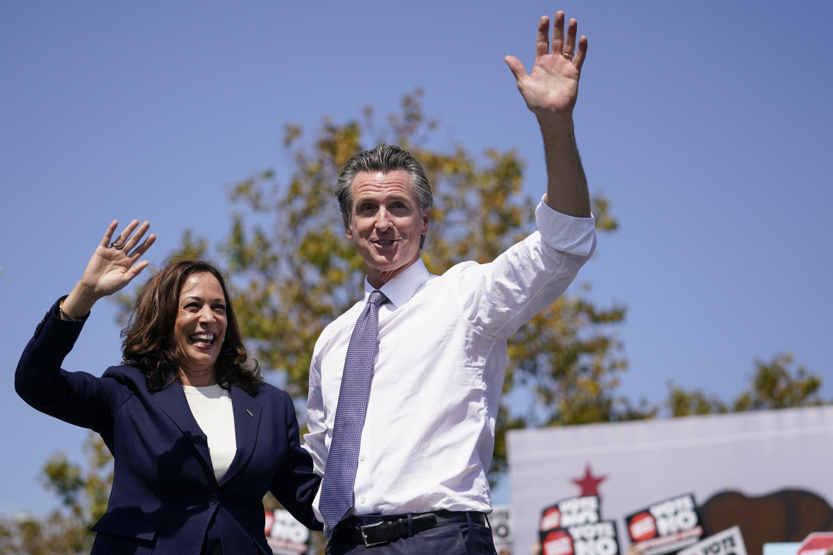 Newsom marvels at Harris’ quick start: ‘I pity Donald Trump right now’