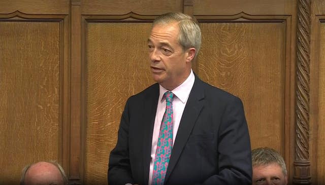 Nigel Farage hits out at ‘little man’ John Bercow during first Commons speech