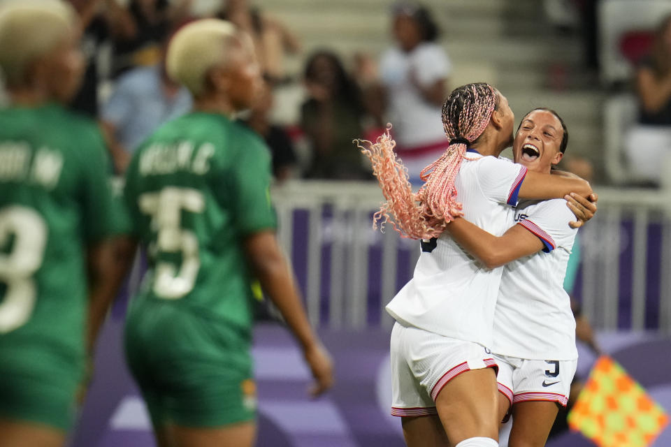 Olympics 2024: USWNT coasts past Zambia in opener