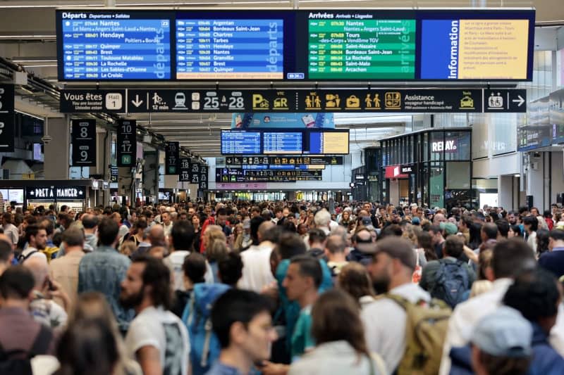 Paris-Germany trains mostly back on schedule after arson attacks