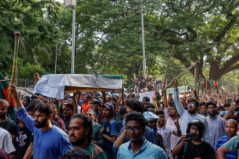 Police fire tear gas as Bangladesh protests against job quotas rage