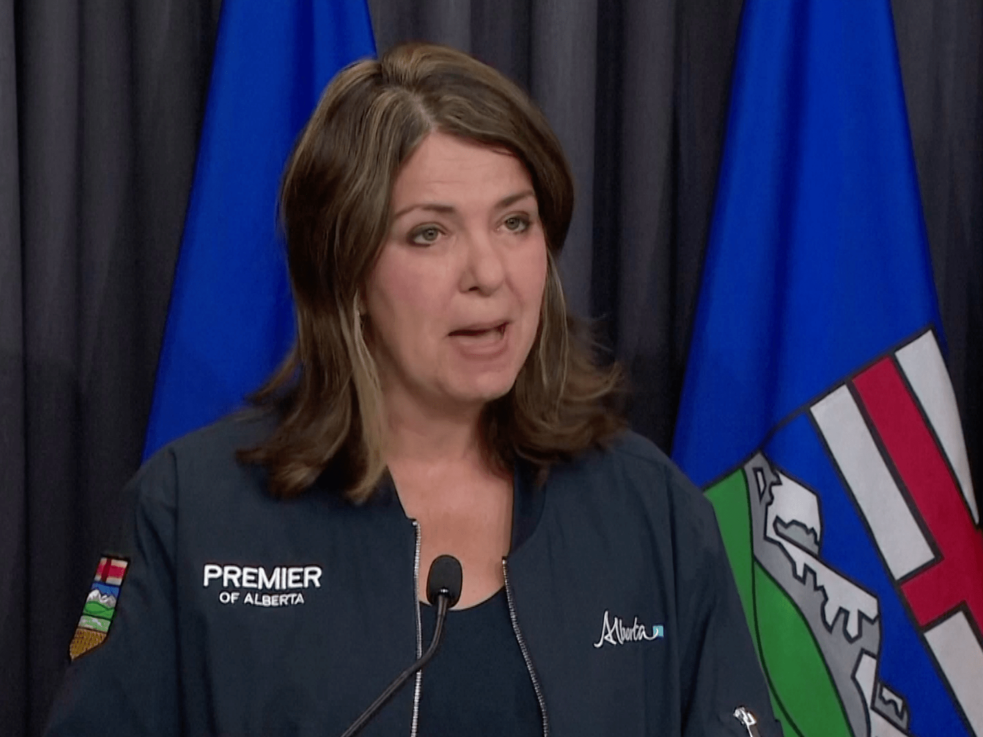 Premier of Canada’s Alberta gets tearful during wildfire news update