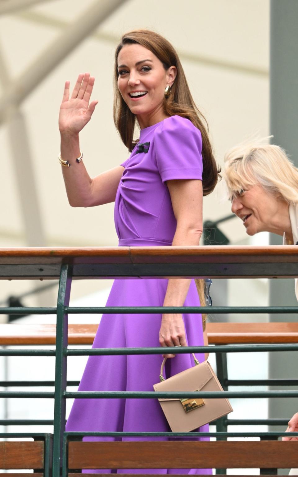 Princess of Wales arrives with Princess Charlotte for Wimbledon men’s final