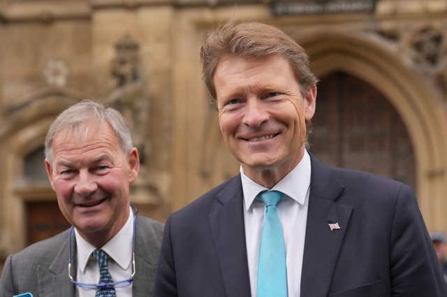 Reform UK’s five MPs arrive for first day in Westminster