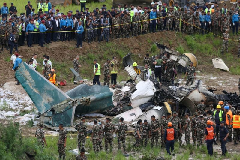 Reports: Plane crashes on take-off in Nepal with fatalities