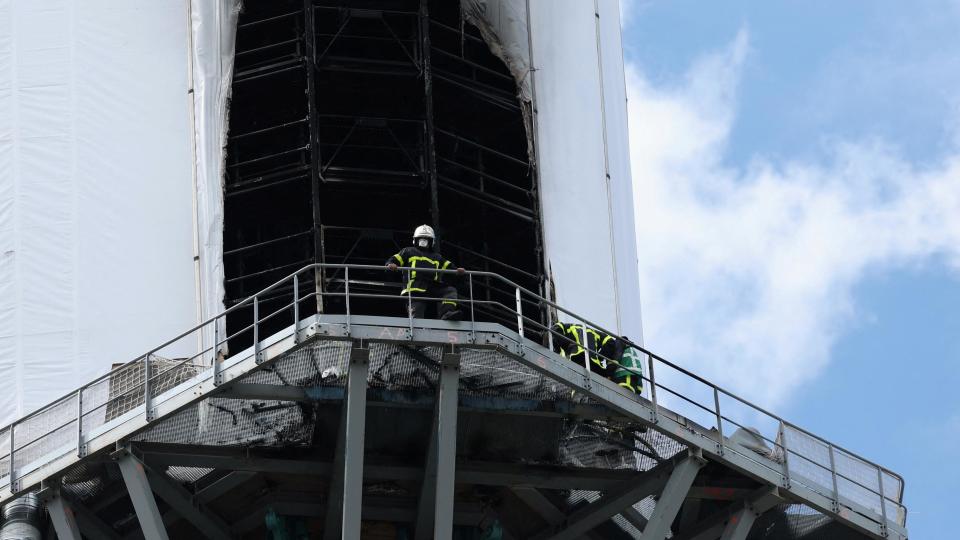 Rouen cathedral evacuated after spire blaze