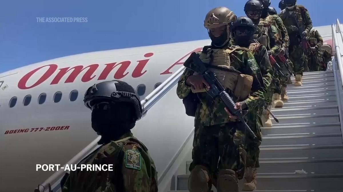 Second group of Kenyan police officers arrives in Haiti as part of a UN-backed mission to quell gang violence