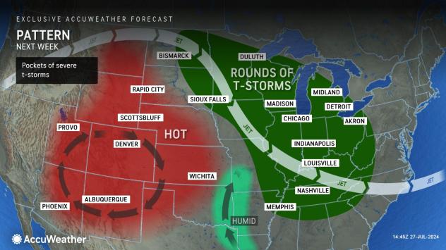 Severe thunderstorm risk to ramp up across the Central states