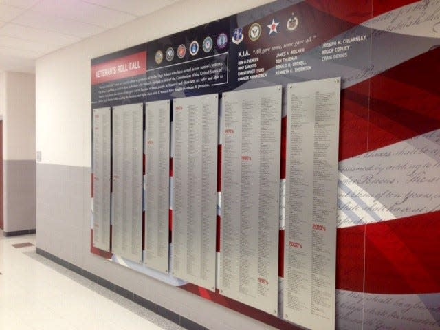 Shelby High School updating its Veterans Roll Call Memorial