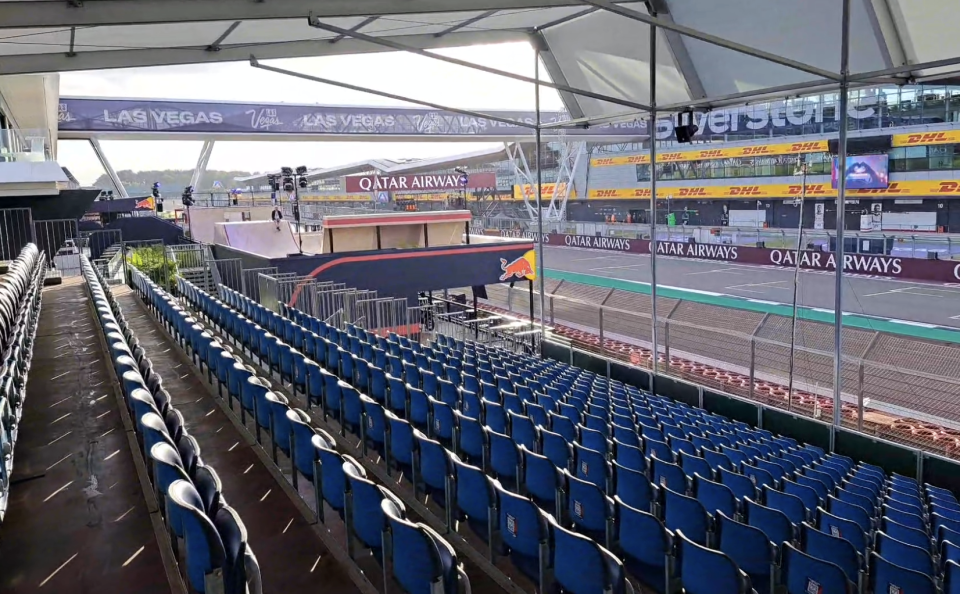 Silverstone F1 fans ‘p***ed off’ as luxury Red Bull bar cuts off view of race