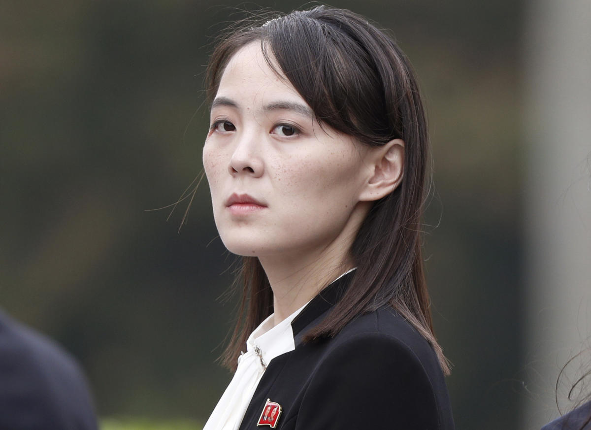 Sister of North Korean leader Kim calls South Korea’s live-fire drills ‘suicidal hysteria’