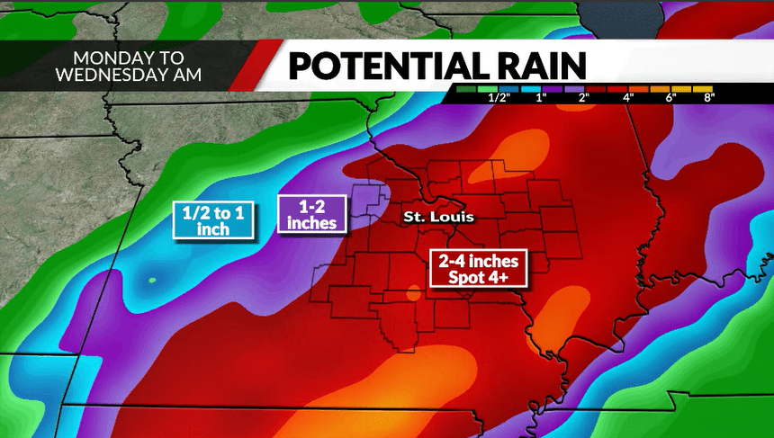 St. Louis region braces for heavy rain and flash flooding