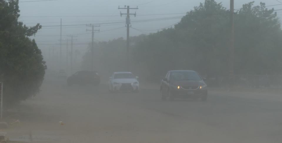 Storm batters High Desert, topples trees, destroys property, causes collision