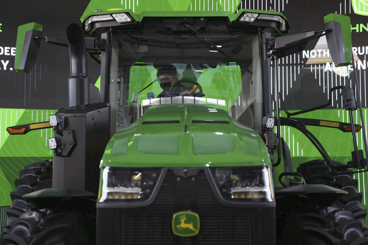 Struggling with falling demand for farm equipment, Deere & Co. announces nearly 600 layoffs