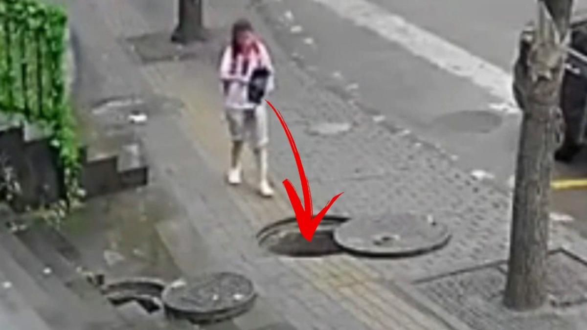 Students come to the rescue after woman falls into open manhole