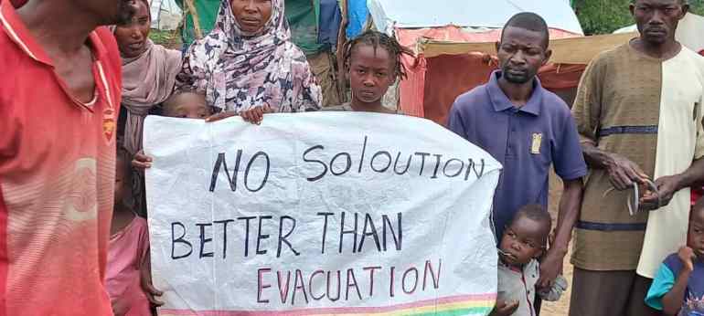 Sudanese refugees hiding in Ethiopian forest to escape bandits and militias