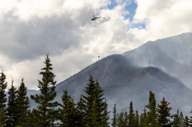 Thousands flee wildfires near Canada’s Jasper National Park