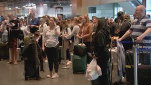 Travelers scrambling after flight to London suddenly diverted to Boston’s Logan Airport