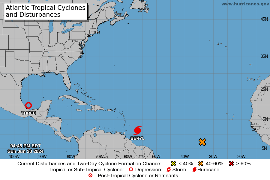 Tropical Depression Three forms over southwestern Gulf of Mexico: NHC