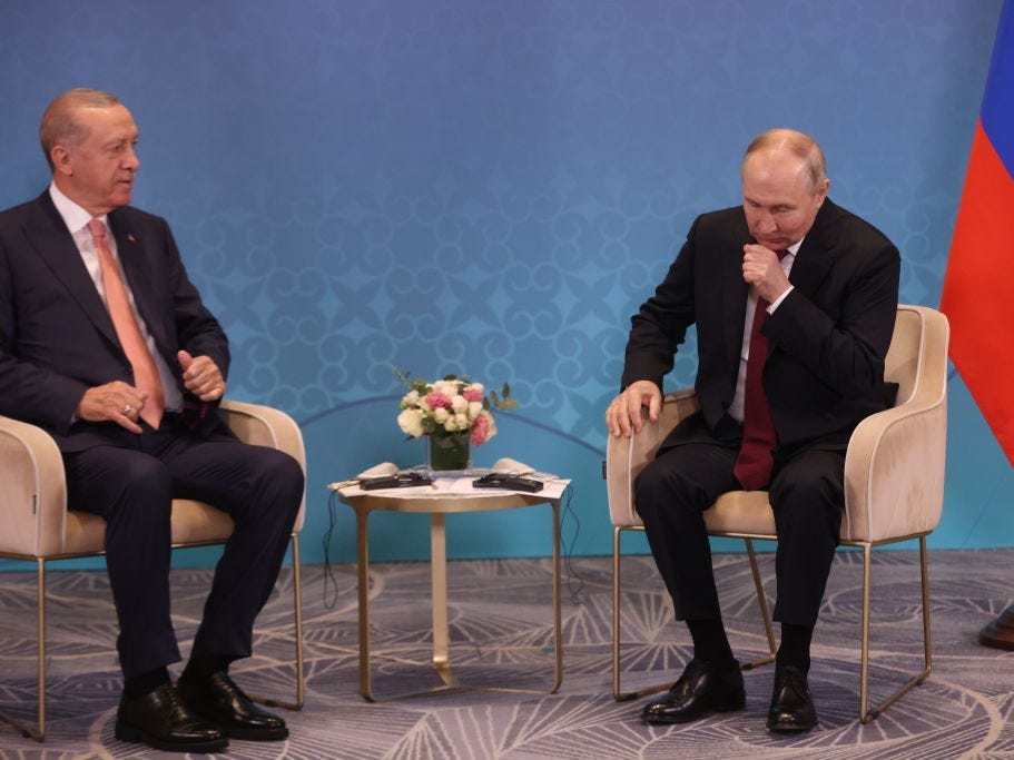 Turkey’s Erdogan wants to play both sides in the Ukraine war. Putin isn’t having it.