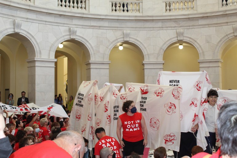 US Capitol Police arrest Jewish activists calling for Israel arms embargo