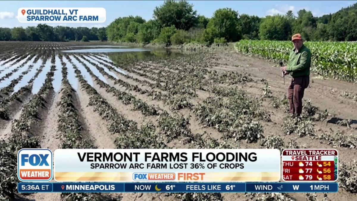 Vermont farms face another round of devastating flooding for second summer in a row