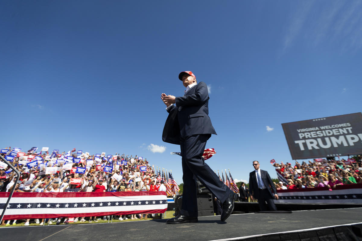 Virginia Republicans mum on Trump’s remarks about Jan. 6 at Chesapeake rally