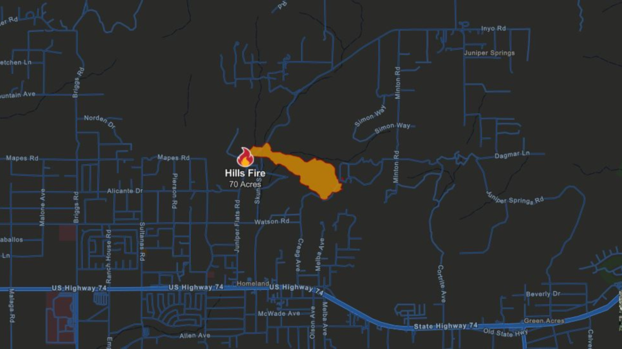 Wildfire prompts evacuations in Riverside County