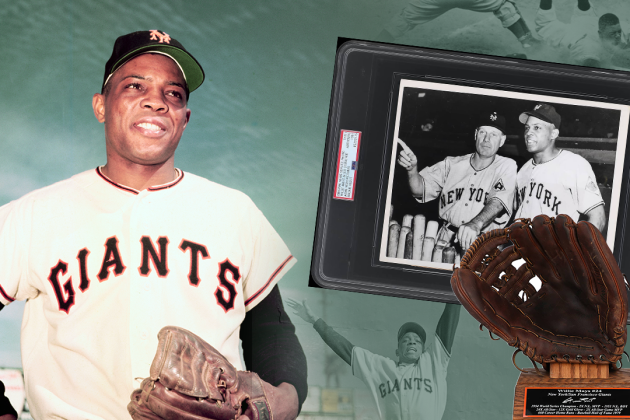 Willie Mays Memorabilia Sold at Goldin Auctions After His Passing