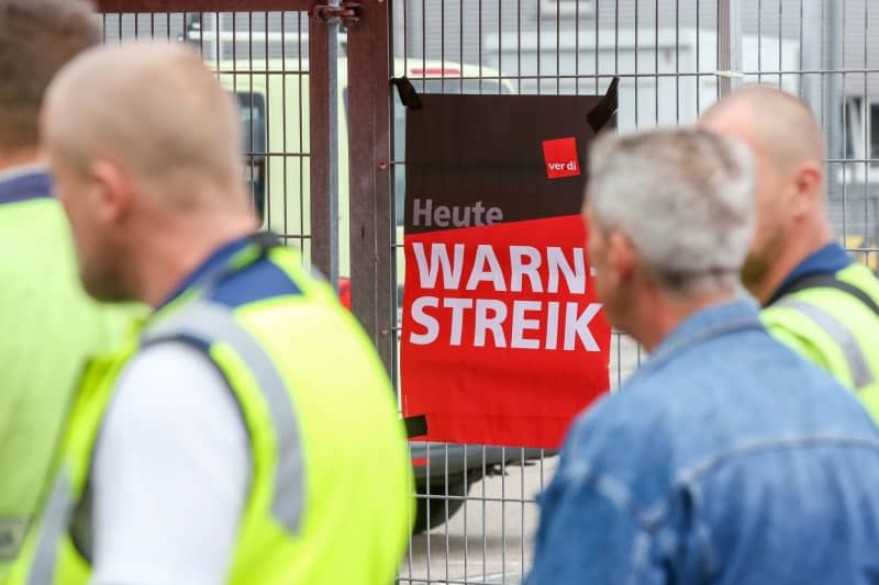 Workers at German ports go on strike over wage dispute