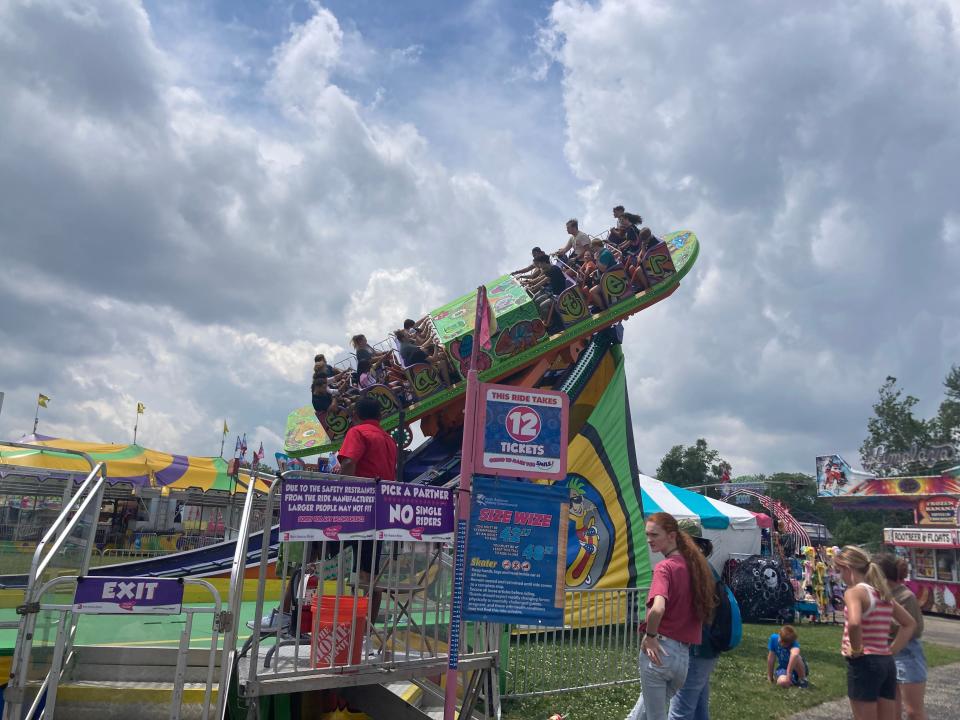 ‘You feel a little like Superman’: County fair rides go airborne, among other thrills