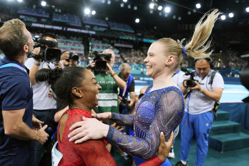 2024 Olympics: Jordan Chiles, Jade Carey, Stephen Nedoroscik among athletes going bananas for bronze. Their joy is contagious.