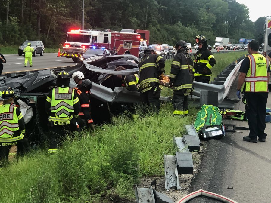 7-mile backup reported after crash on I-64