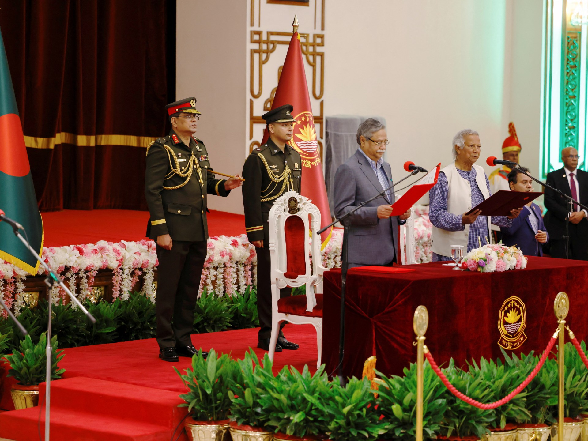 Bangladesh’s Noble laureate Muhammad Yunus takes oath