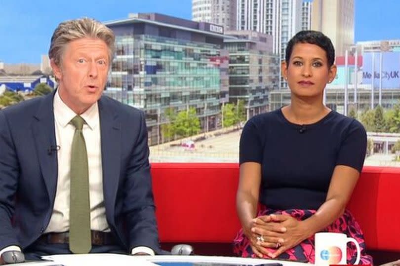 BBC Breakfast’s Charlie Stayt halts show as he issues ‘upsetting’ health warning