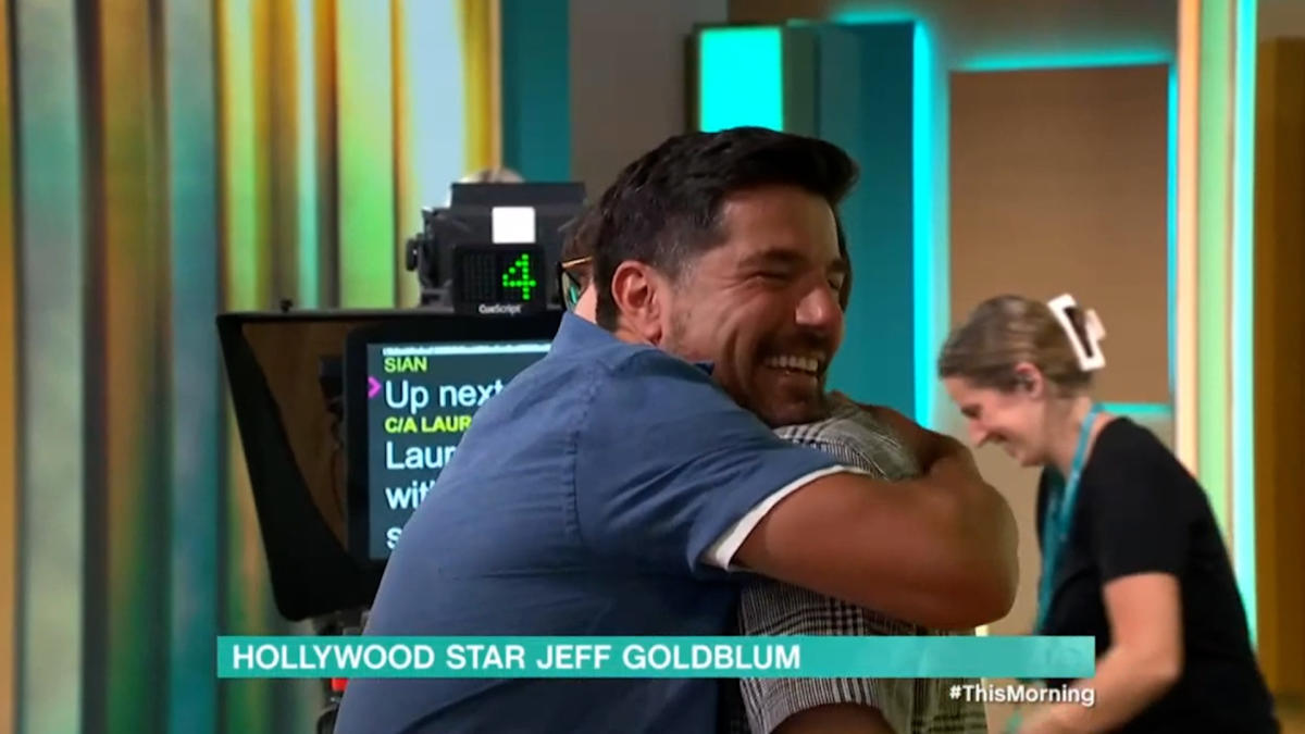 Craig Doyle in tears as Jeff Goldblum meets his son on This Morning