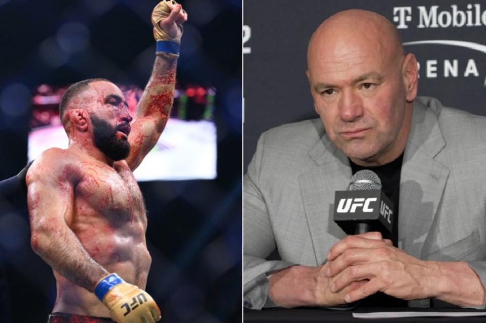 Dana White addresses stone-faced reaction to Belal Muhammad’s UFC title win