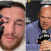 Dana White scolds UFC 306’s Merab Dvalishvili for posting cut: ‘Next-level stupid’