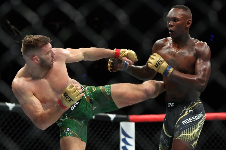 Du Plessis defeats Adesanya, retains middleweight title at UFC 305 in Perth