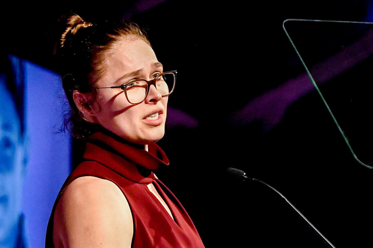 Ex-MMA fighter Ronda Rousey apologizes for once sharing a Sandy Hook conspiracy theory