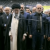 Iran’s Khamenei leads funeral prayers for Hamas chief Haniyeh