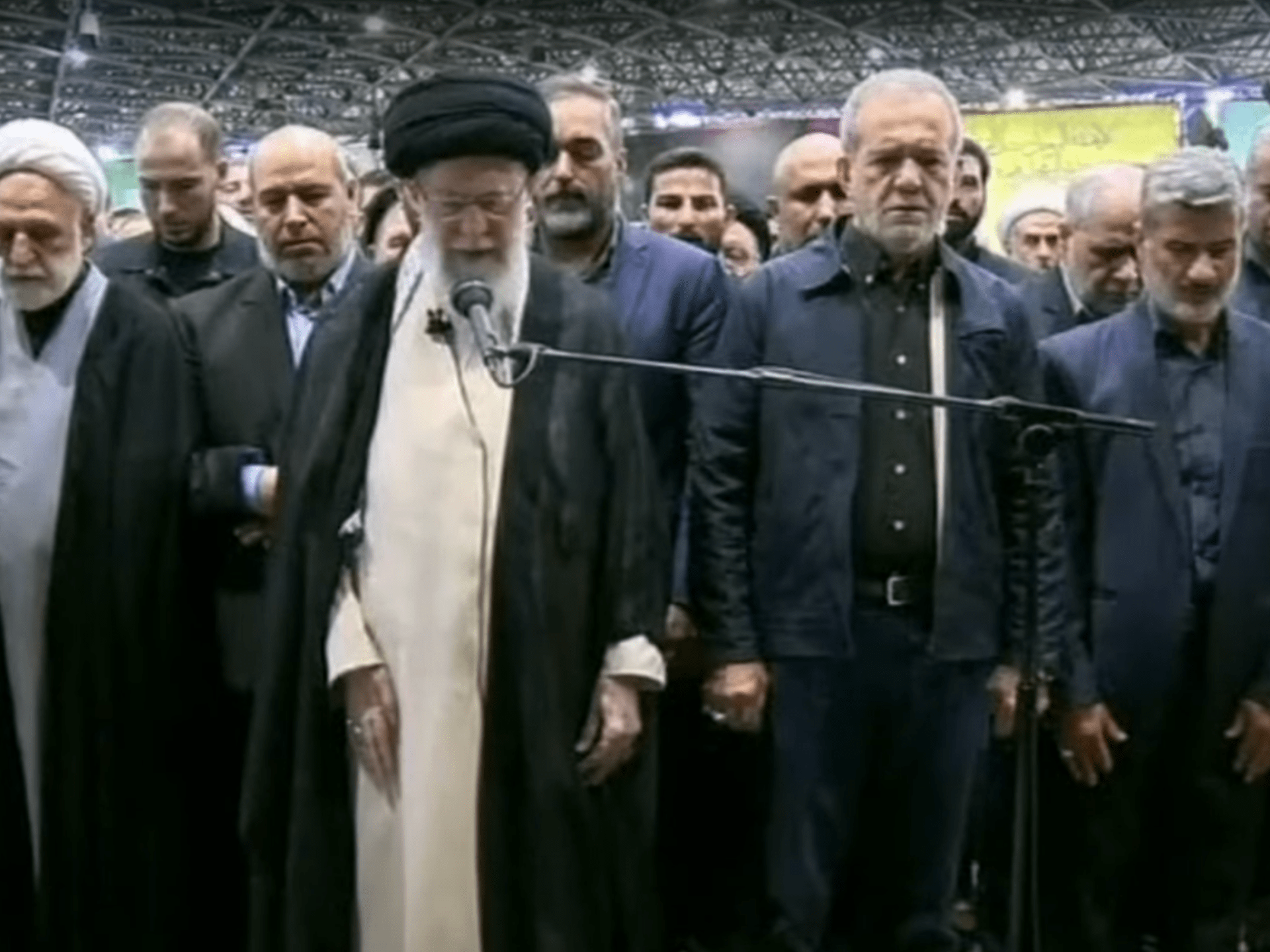 Iran’s Khamenei leads funeral prayers for Hamas chief Haniyeh