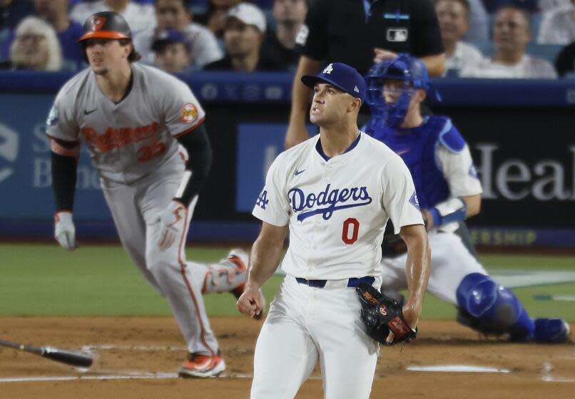 Jack Flaherty is good, but Dodgers need great in loss to Orioles