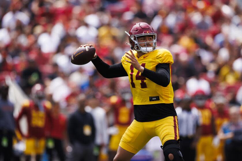 Jayden Maiava has the tools and training to be USC’s quarterback of the future