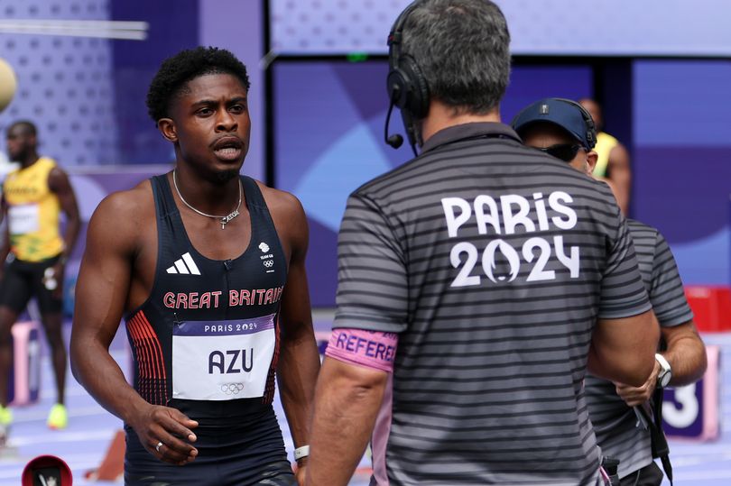 Jeremiah Azu in Olympics 100m disaster as he’s escorted from track amid protest