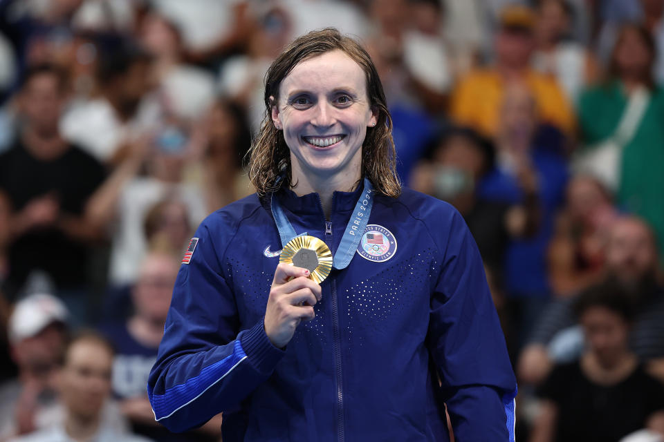 Katie Ledecky, golden again, is ‘dreading’ time off and already eyeing Olympic five-peat at LA 2028