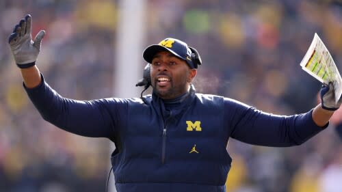 New Michigan football era begins with same philosophy: Smash, smash, smash