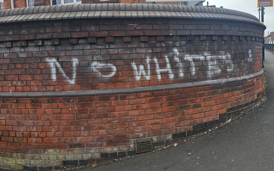 ‘No whites’ graffiti in Birmingham investigated by police