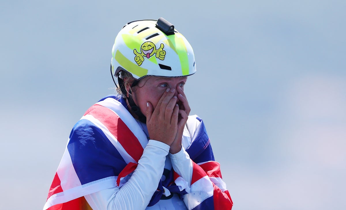 Olympics 2024: Team GB’s Emma Wilson fumes after windsurfing bronze: ‘I think I’m done with this sport’