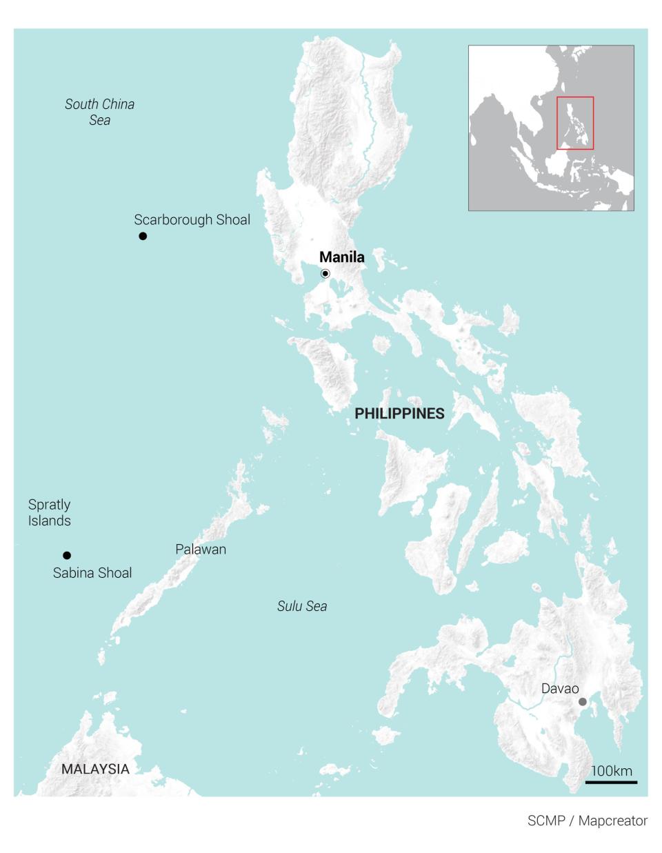 Philippine coastguard ship ‘heading for disputed South China Sea reef’